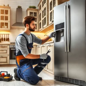 Eryaman buzdolabı tamiri hizmeti alan bir müşteri